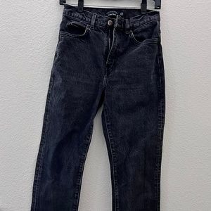 & Other Stories High Rise Black Denim Size 27